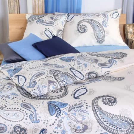 Schweizer Bettwaren 1022202-Paisley-blaujpg