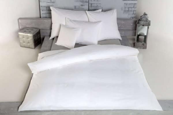 Schweizer Bettwaren 8300113-Percale-weissjpg